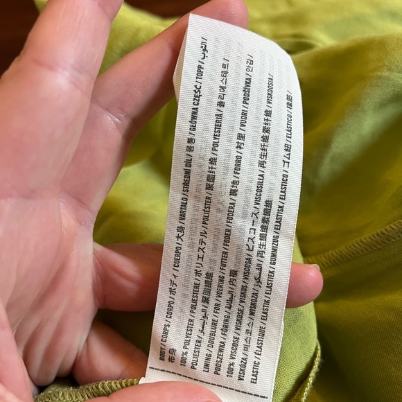 ABERCROMBIE & FITCH FLORAL GREEN MIDI DRESS -ONLY WORN ONCE - Picture 5 of 5